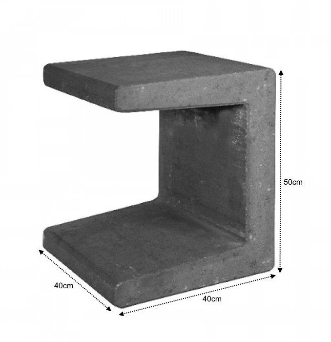 U-Element 40x40x50cm Zwart