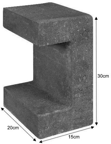 U-Element 15x20x30cm Zwart