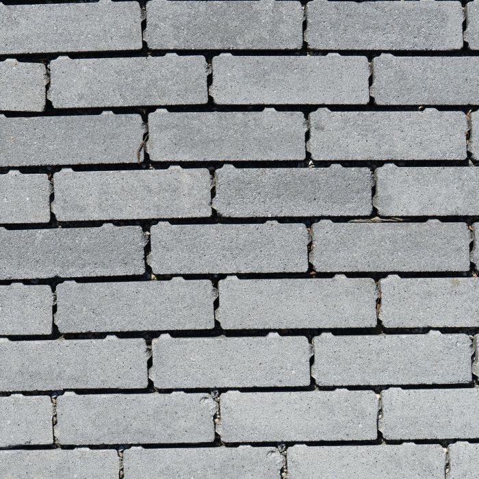 Eco Bricks waterpasserend 7x21x8cm veerse Grijs/Zwart