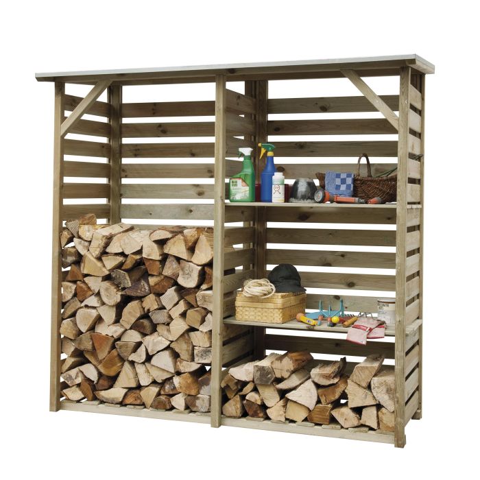 Haardhoutberging Twin 176x190x60cm (1063060)