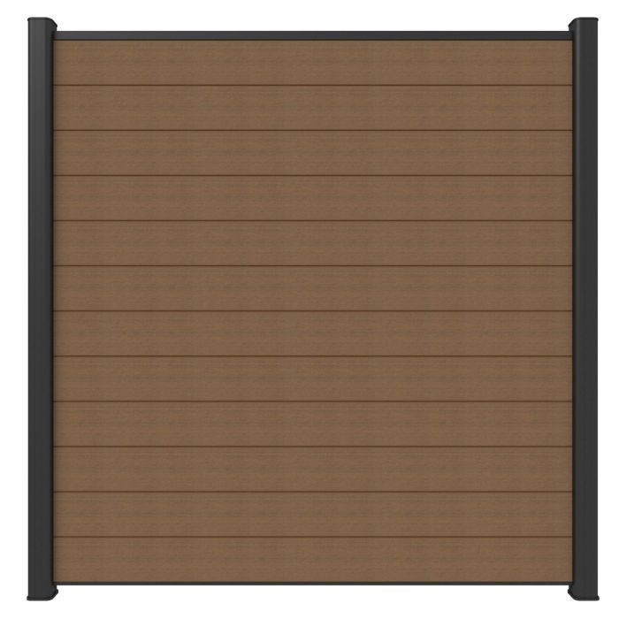 NewTechWood Co-extrusie composiet scherm 180x180cm Teak (1064250)