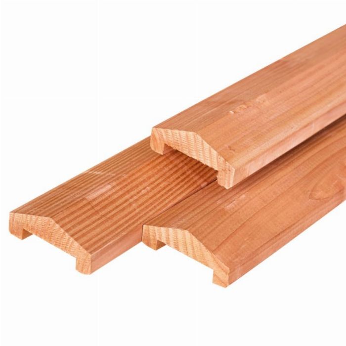 Red Class afdekkap met sponning 3,6x8,5x180cm