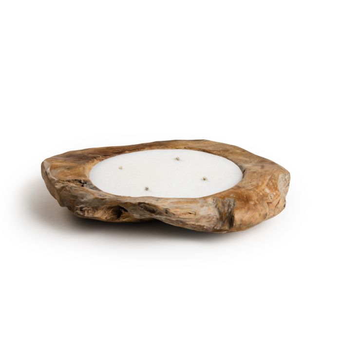 Candle Bowl 60 cm Round Teak