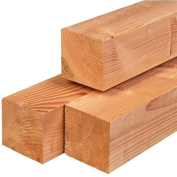 Douglas paal geschaafd 8,5x8,5x300cm onbehandeld
