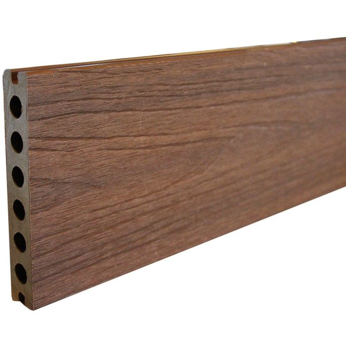 Gardendecking composiet vlonderplank 2,3x13,8x400cm brown wood