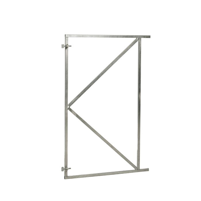 Verstelbaar stalen poortframe 100x155cm, vuurverzinkt. (926731)