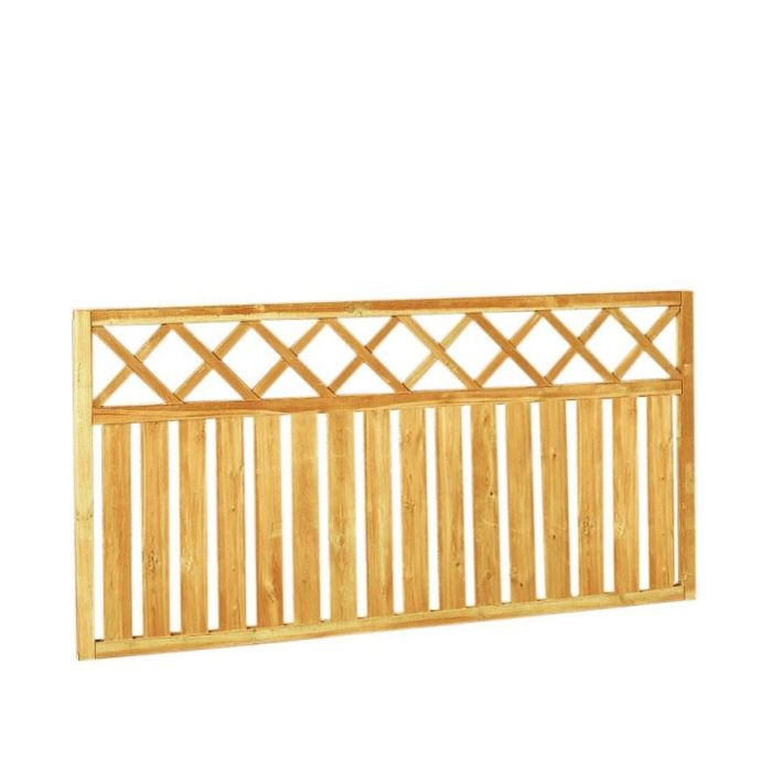 Rechthek met trellis 180x90cm (W01005)