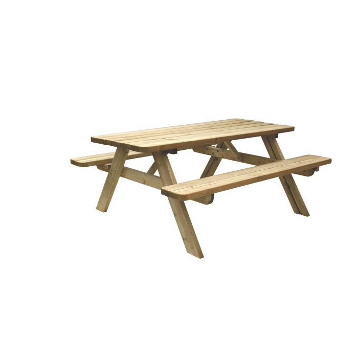Picknicktafel Easy, 42mm dik, bladmaat 180x70cm (W11010)