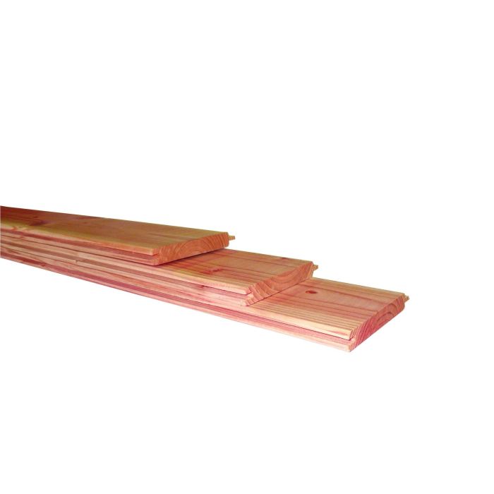 Douglas geschaafd dakbeschot 1,8x14,5x400cm, onbehandeld (W41027)