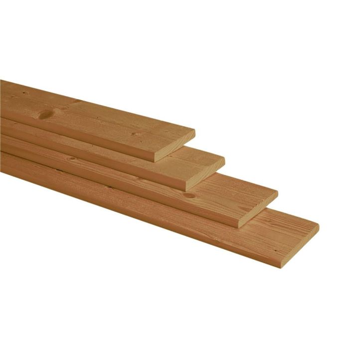 Douglas geschaafde plank 1,8x16,0x180cm, groen geïmpregneerd (W44335)
