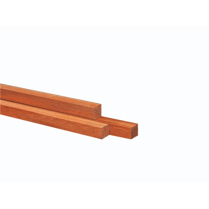 Hardhouten paal fijnbezaagd, gepunt 7x7x300cm (WA00350)