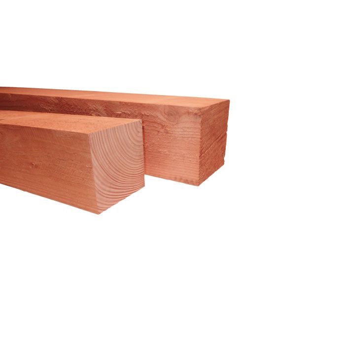 Douglas fijnbezaagde paal 12x12x200cm, onbehandeld (WA00355)