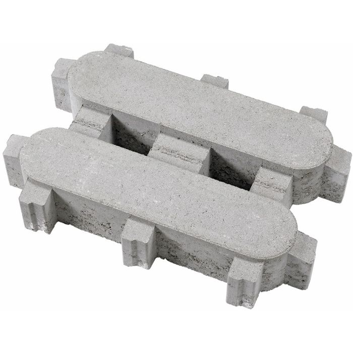 Grastegel 40x60x12cm Mirum Grijs