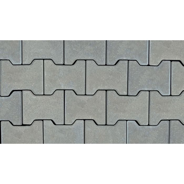 Beton H-profielklinker 8cm grijs MP