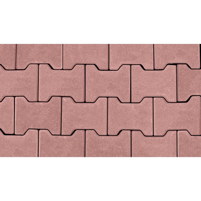 Beton H-profielklinker 8cm rood MP