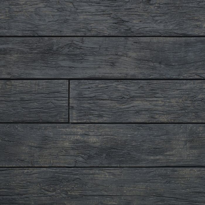 Millboard weathered Oak plank 3,2x20x360cm embered zwart
