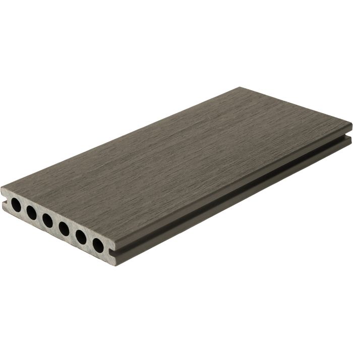 NewTechWood composiet co-extrusie dekdeel houtstructuur 2,3x13,8x400cm, Silver Gray