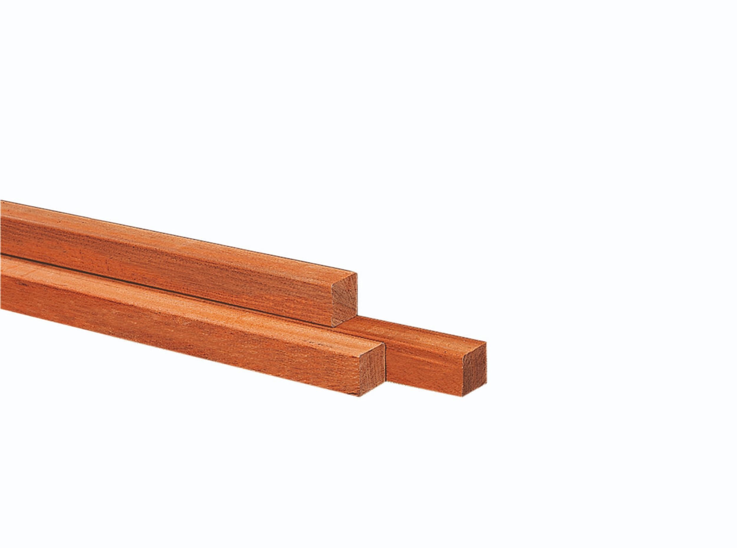 Hardhouten paal fijnbezaagd, gepunt 10x10x400cm (1050622)