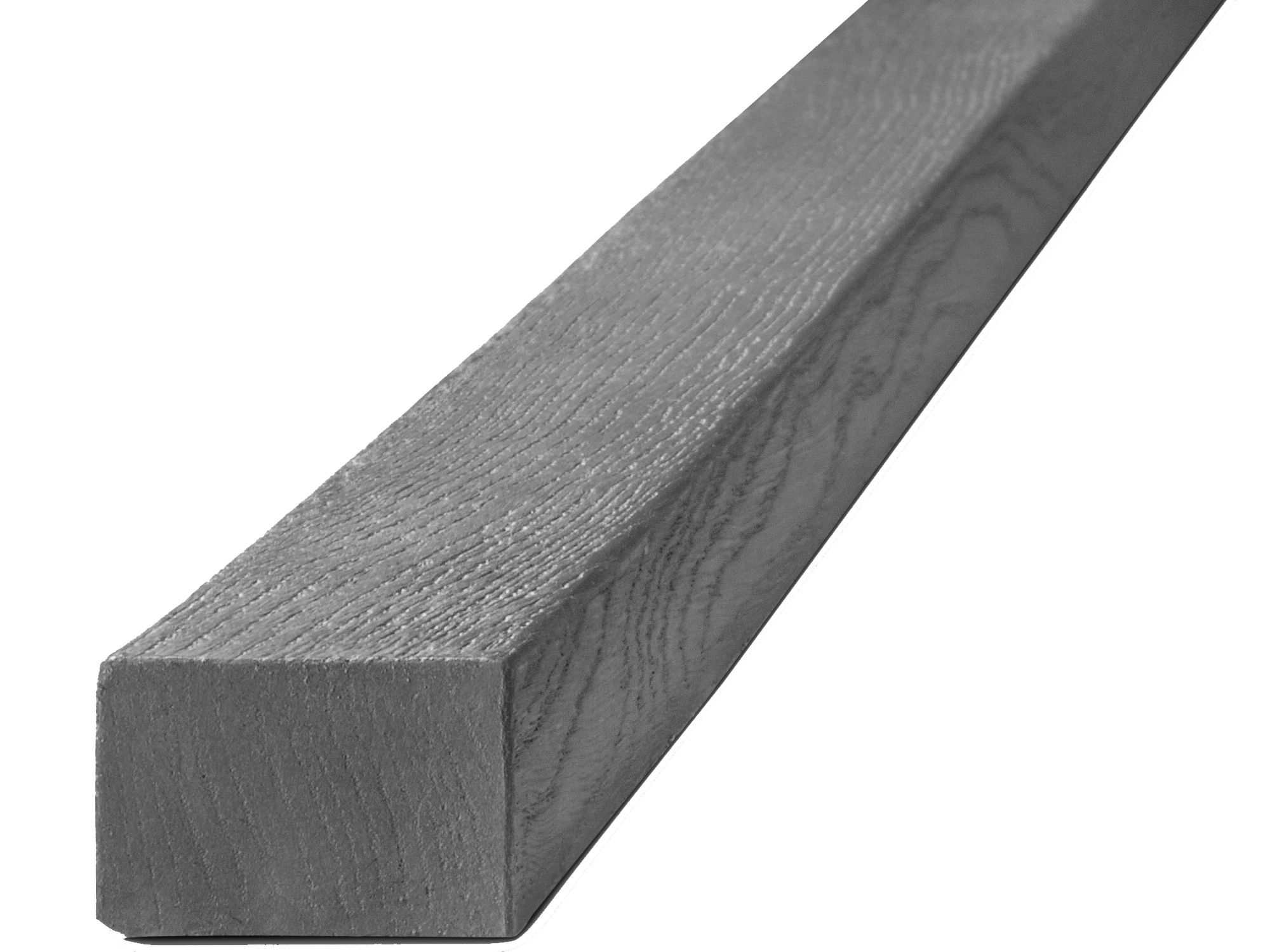 Millboard square Edging Flexible 3,2x5x240cm Brushed Basalt