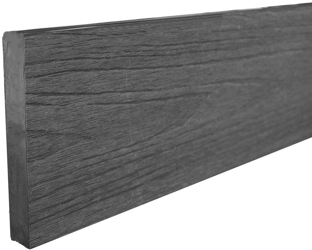 Gardendecking composiet kantplank 2,3x13,8x300cm grey wood