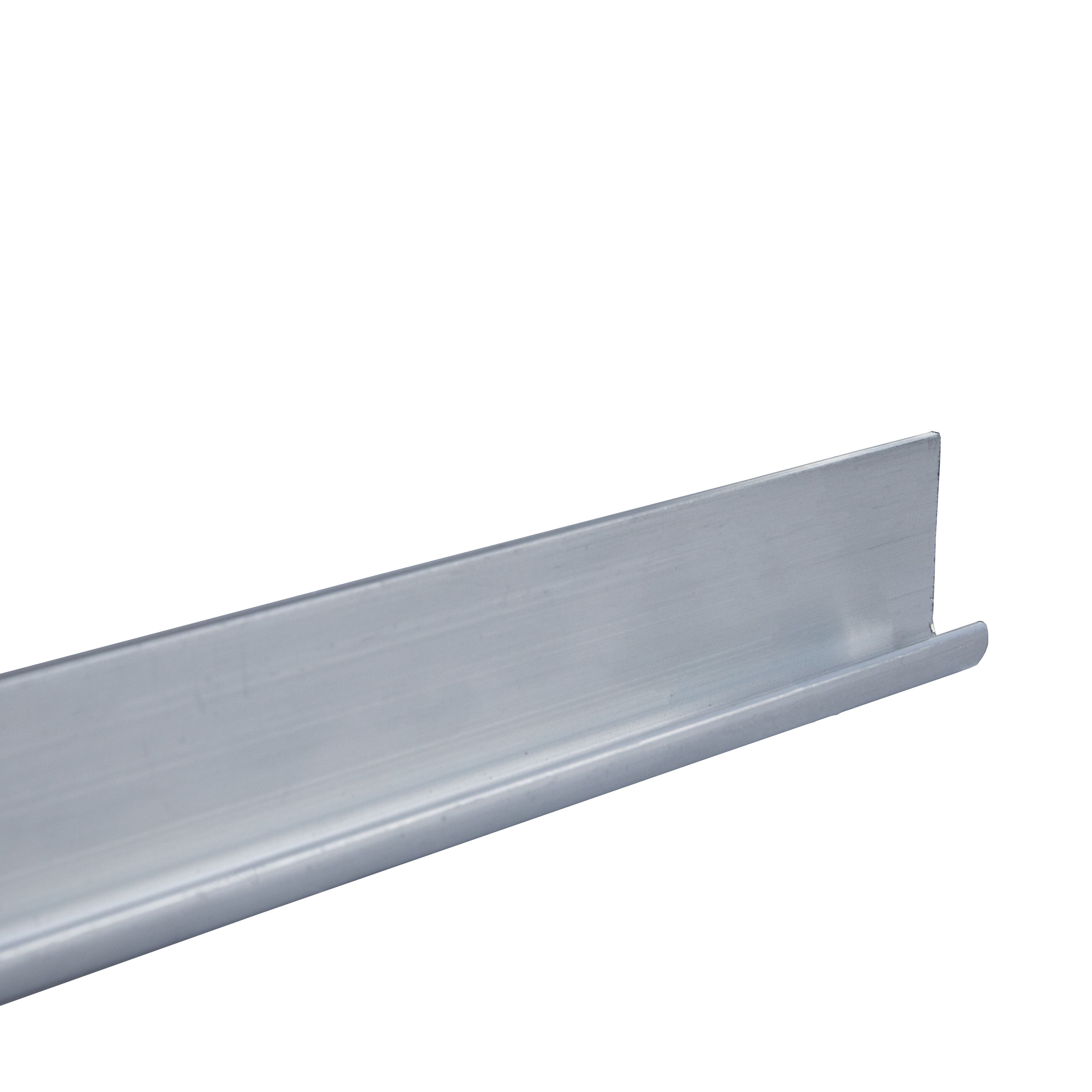 Millboard grain verticaal aluminium start-profiel 2,5x1,3x250cm ter behoeve van gevelbekleding