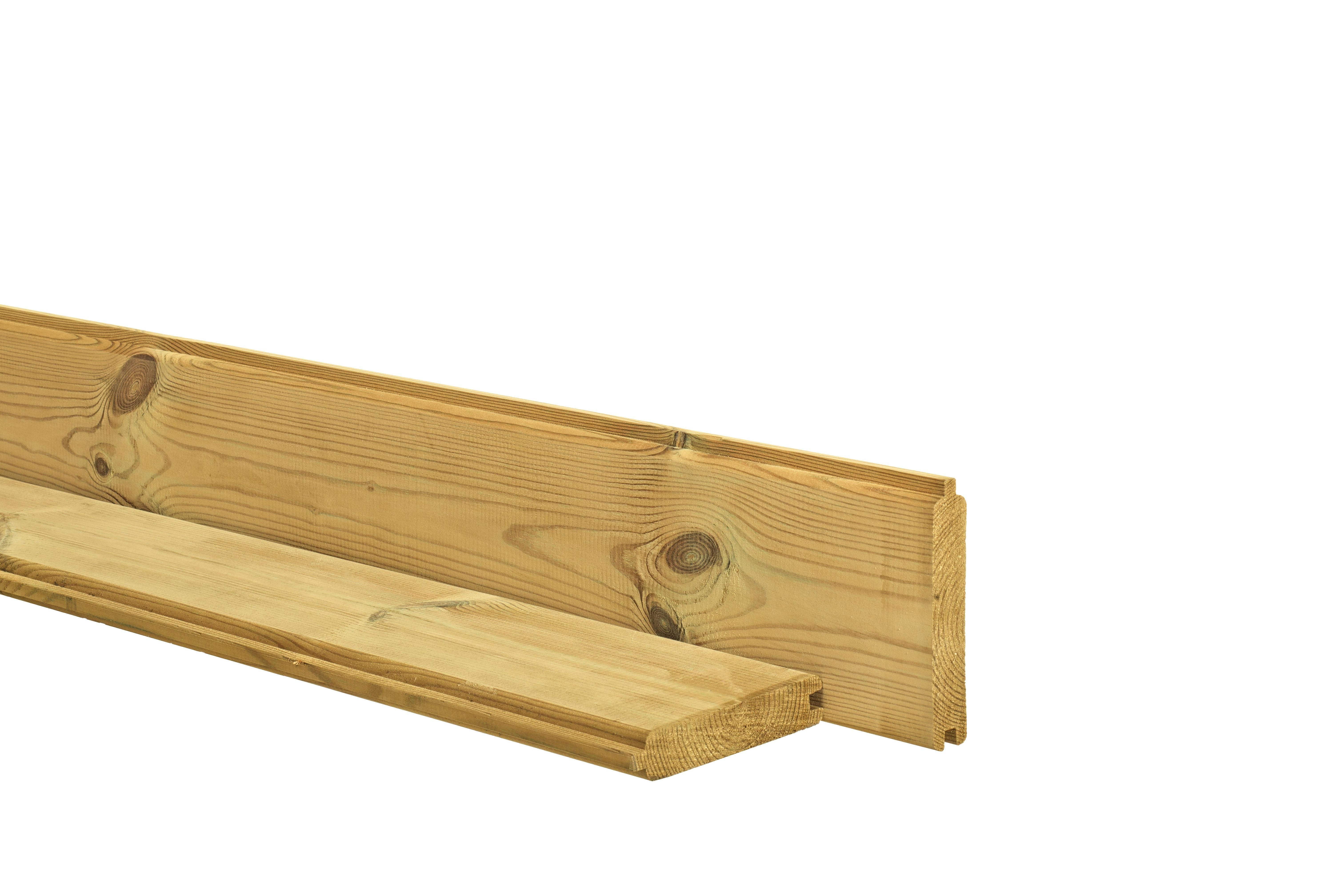 Grenen blokhutplank 2,8x14,5x400cm (W06160)