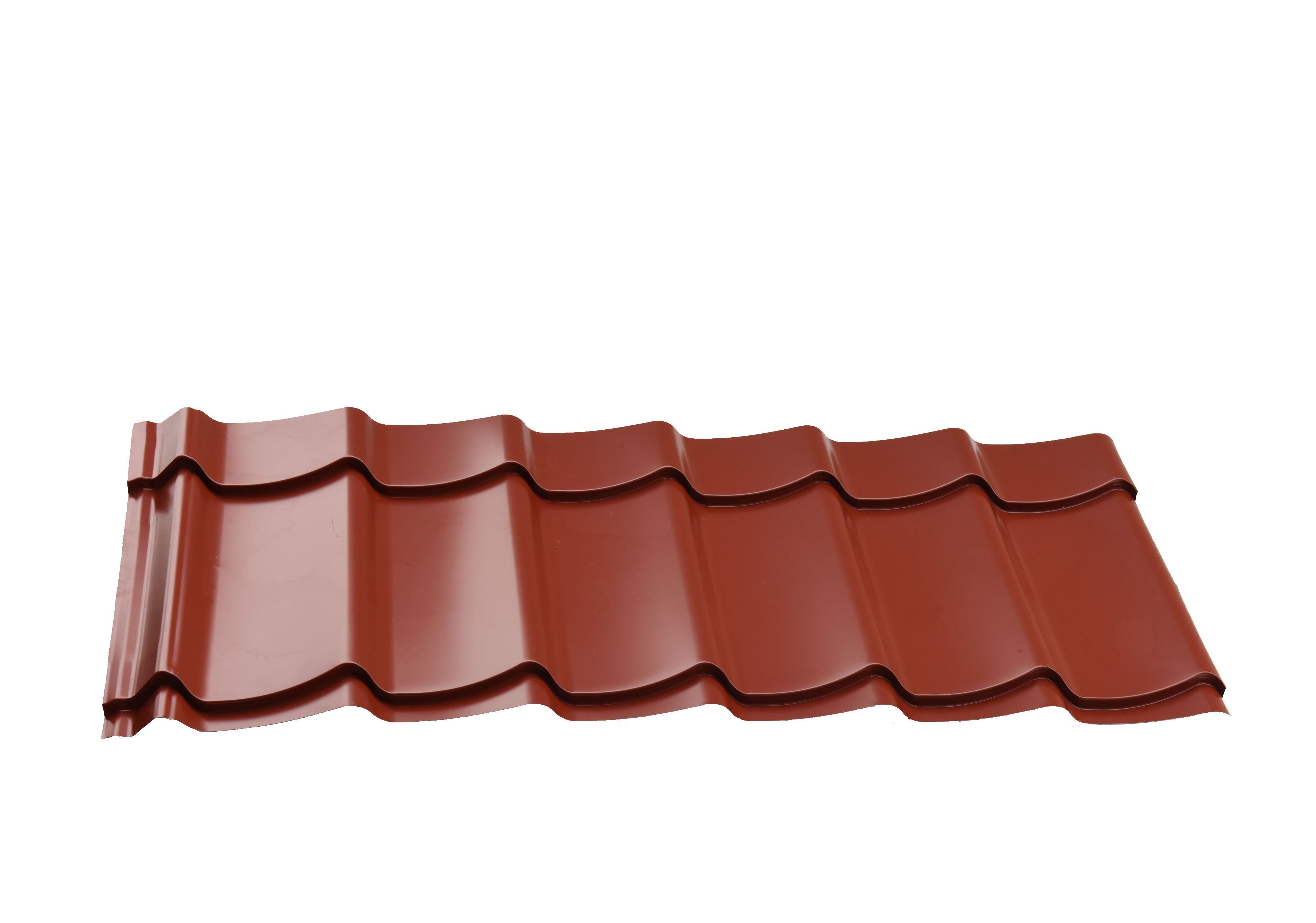 Dakpanplaten t.b.v. Douglasvision kapschuur Comfort 405x320cm Donkerrood (W15717)