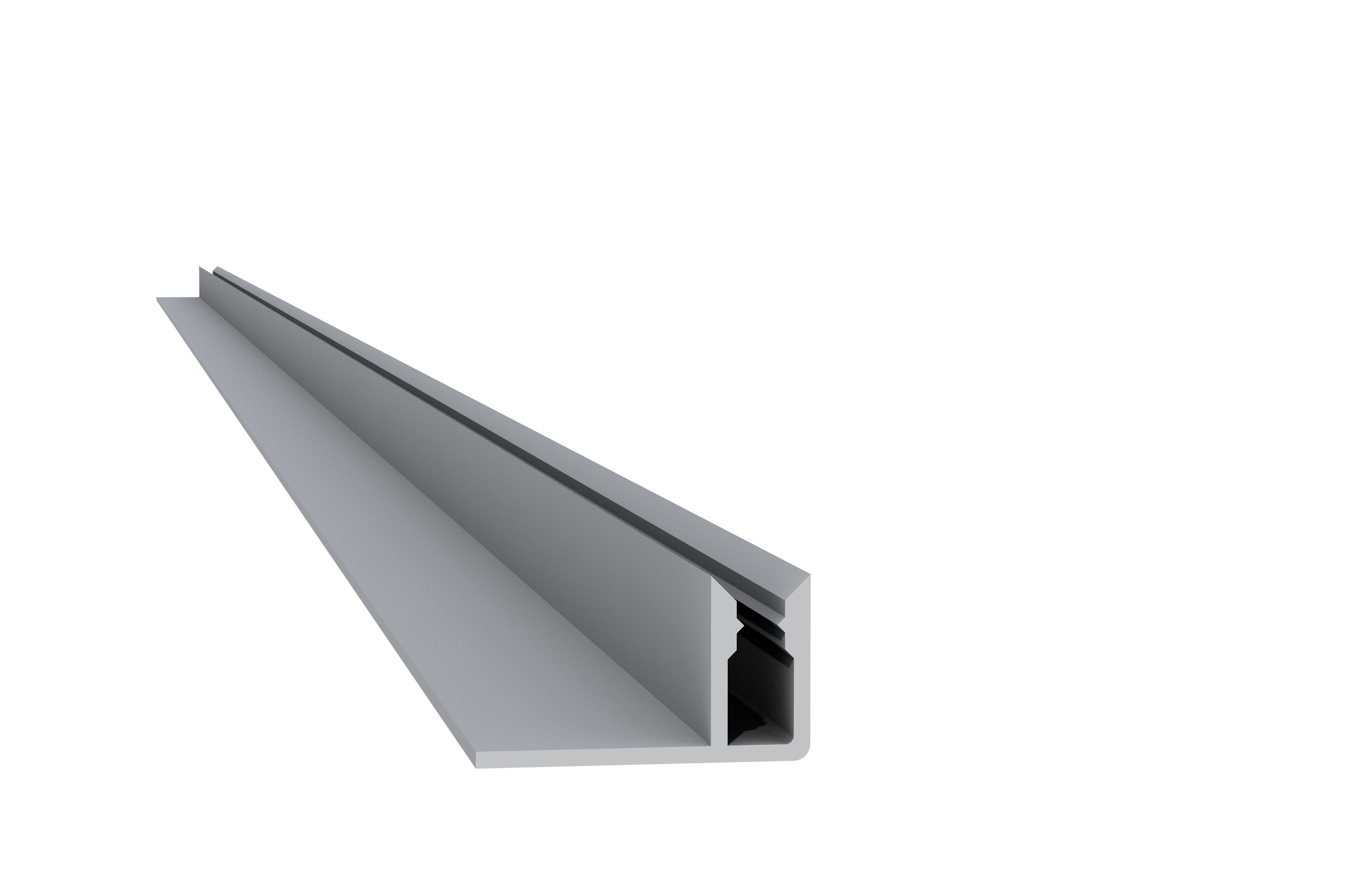 Aluminium onderprofiel 4,0x2,2x300cm (W23540)