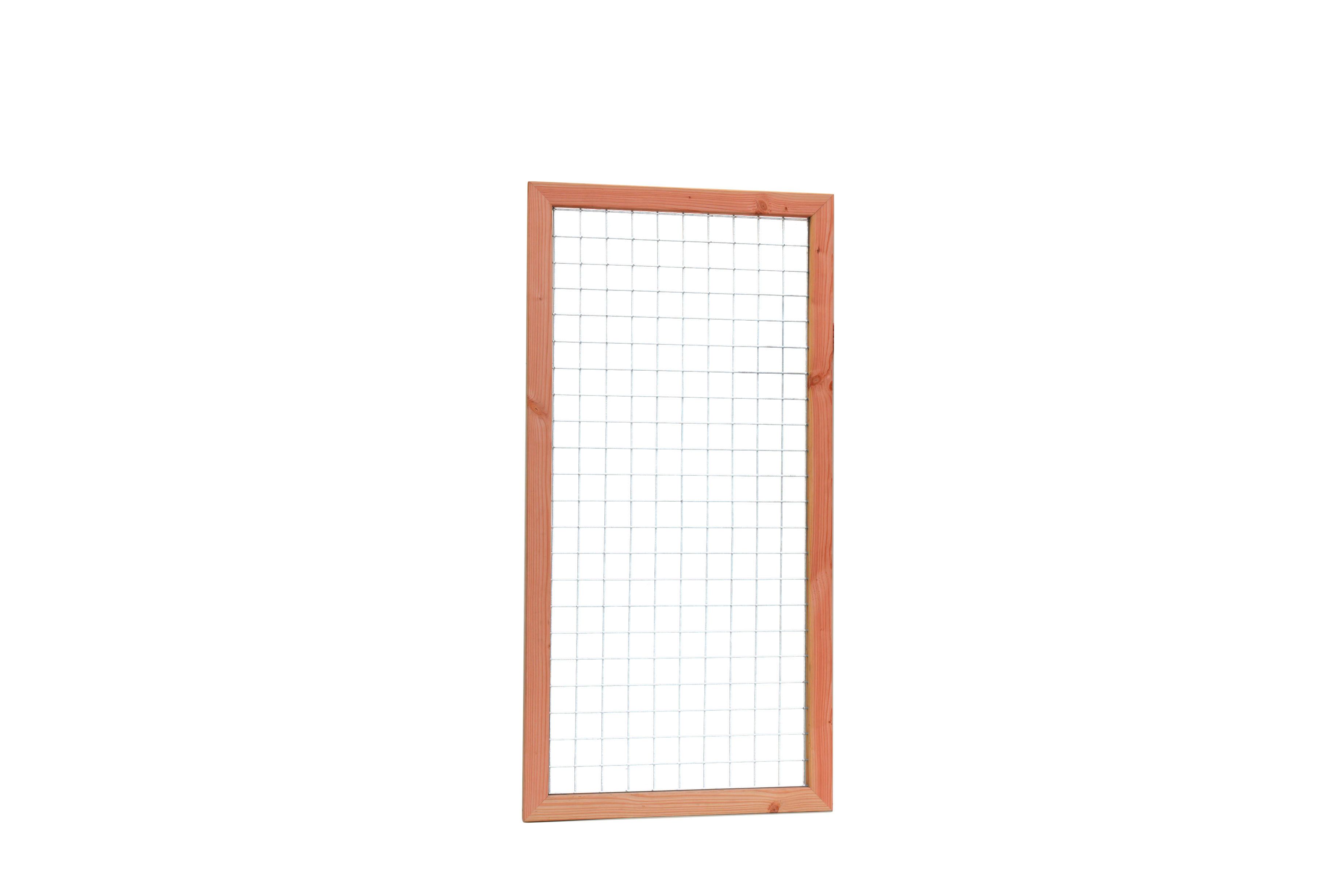 Douglas Betonijzertrellis met maas 7,5x7,5cm in raamwerk 4,5x7cm 90x180cm onbehandeld (W32055)