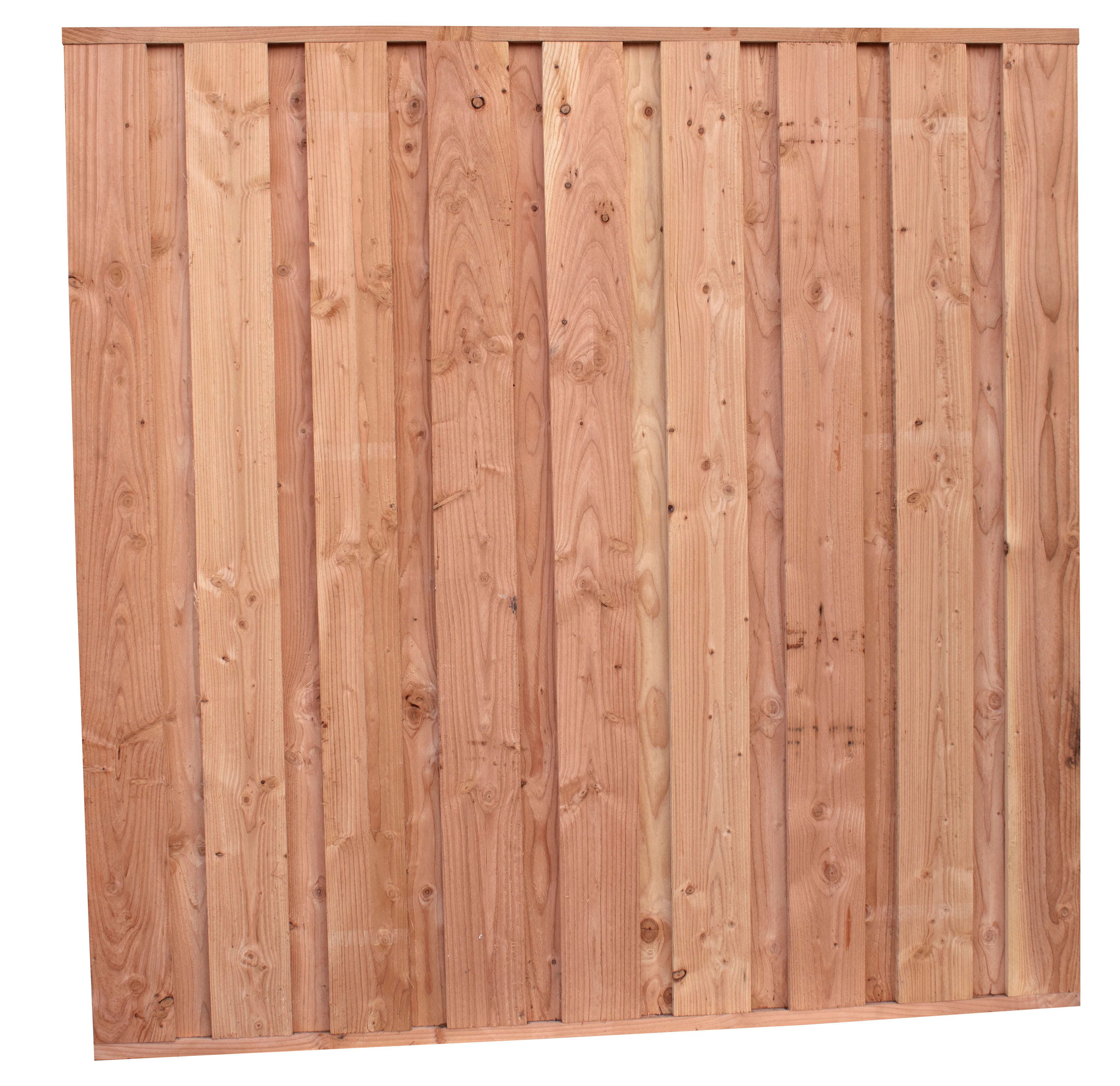 Beto-dichtplankscherm van fijnbezaagde douglas planken 180x180cm (W40794)