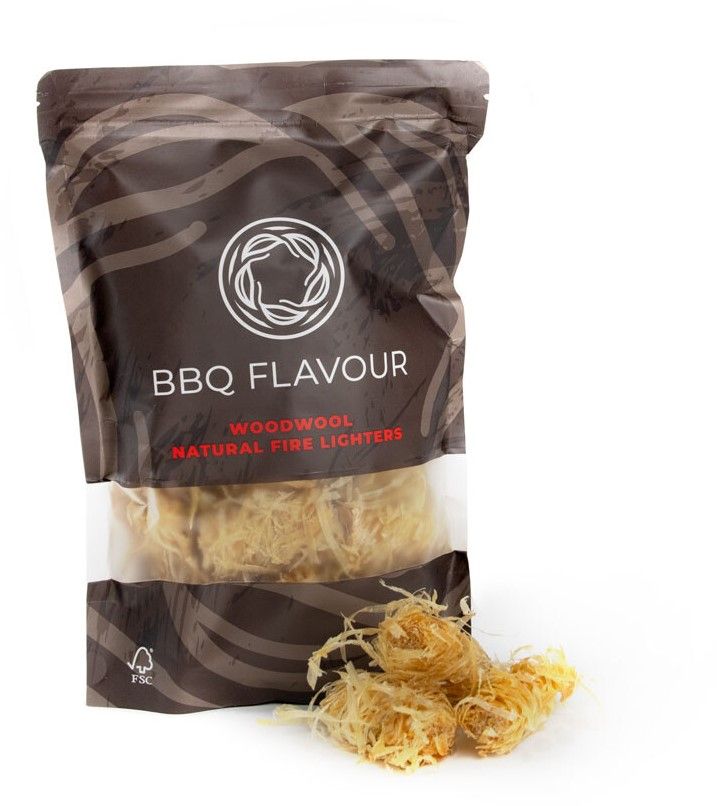 BBQ Flavour Wood Wool Fire Lighters