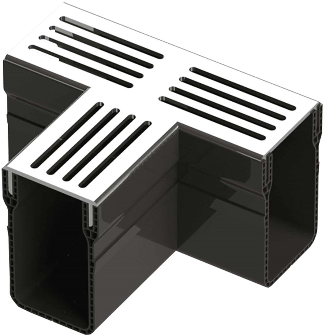 Garden Drain T-stuk Aluminium