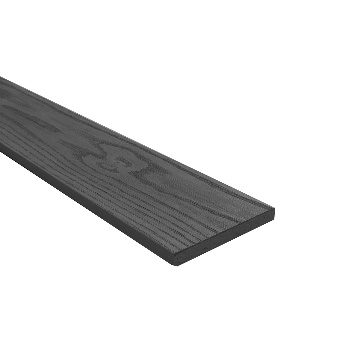 Millboard fascia Board 1,6x14,6x360cm Ebony Grey (kantplank)