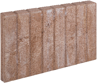 Mini Blokjesband 6x35x50cm Bruin