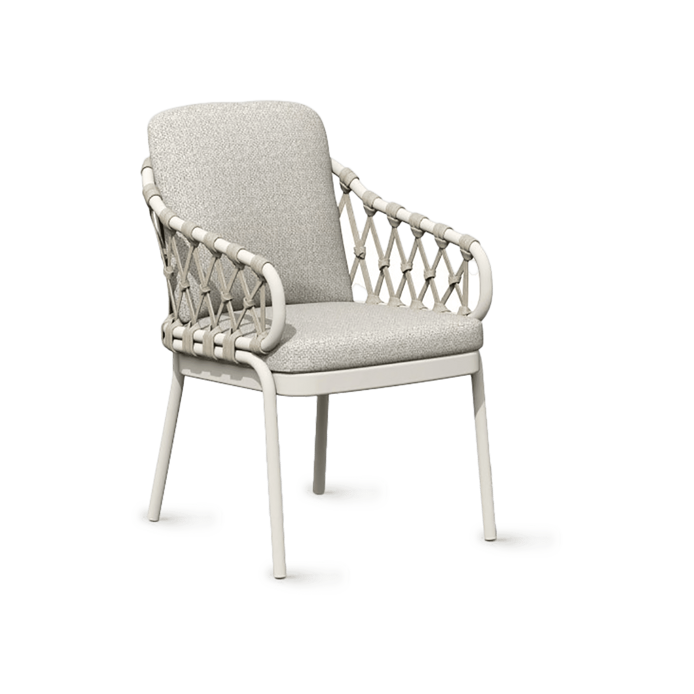 Natal Dining Chair Creme White 61x70x84cm