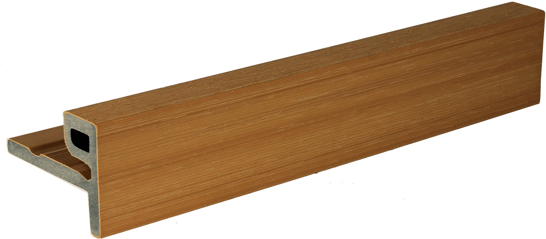 NewTechWood composiet co-extrusie eindprofiel castellation t.b.v. wand bekleding 7x5x300cm Red Cedar